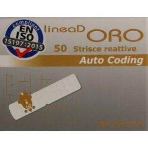 Gold Line Blood Glucose Measurement Strips 50 Pieces
