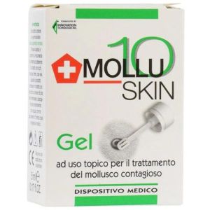 Molluskin 10 Gel Topical Solution For Molluscum Contagious Treatment 5 ml