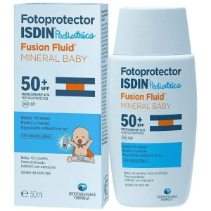Фотозащитный крем Isdin Fusion Mineral Solar Fluid SPF 50+ Защита от детей 50+