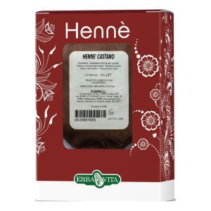 Краска для волос Erba vita Henna Color Cap коричневая 100 г