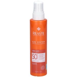 Солнцезащитный спрей Rilastil Sun System SPF 50+ для защиты тела, 200 мл