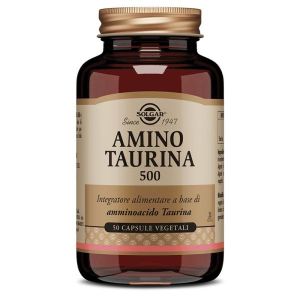 Solgar Amino Taurine 500 — добавка для печени, 50 растительных капсул.