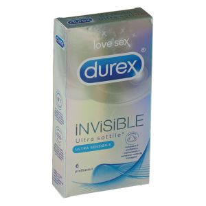 Durex invisible ultra thin condoms 6 pieces