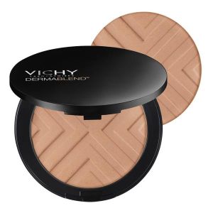 Компактная минеральная тональная основа Vichy Dermablend, оттенок 55 «бронзовый».
