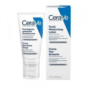 Увлажняющий крем для лица Cerave для нормальной и сухой кожи, 50 мл