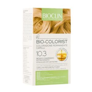 Стойкая краска для волос Bioclin Bio Colorist 10.3 Очень светлый блонд Экстра золотистый