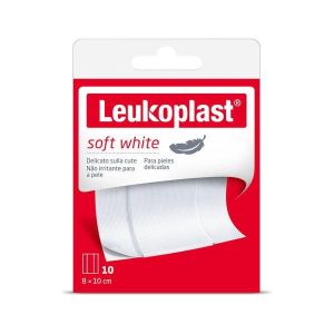 Leukoplast Soft Cuttable Plaster 8cm X 10cm 10 Strips