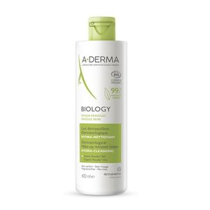 Дерматологическое средство для снятия макияжа A-derma Biology Lait, 400 мл.