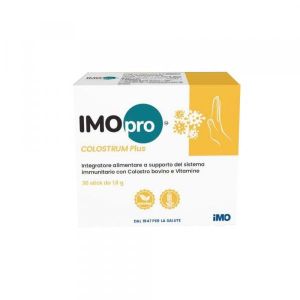 IMO Pro Colostrum Plus — пищевая добавка на основе молозива, 30 стиков по 1,8 г.