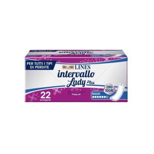 Panty liners interval lady plus maxi 22 pieces