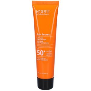 Солнцезащитное молочко для тела Korff Sun Secret SPF 50+ с антивозрастным эффектом, 100 мл