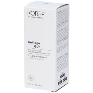 Отшелушивающий раствор Korff против старения с гликолевой кислотой, 100 мл
