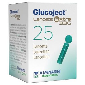 Glucoject Lancets Plus 33g Lancets Lancets 25 Pieces