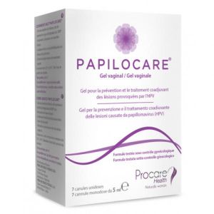 Papilocare vaginal gel intimate hygiene 7 cannulas 5 ml