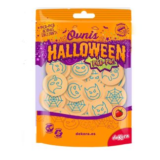 Dischi Ripieni Fragola Acidulo Frizzante con Tattoo Lingua PZ16 - Dekora