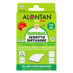 Alontan Natural Cerotto Diffusore Anti Zanzare 24 Pezzi