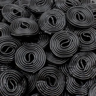 Caramelle Rotelle di Liquirizia Black Spiro Fini 1Kg - Ingrosso
