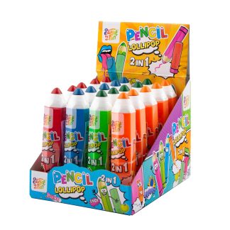 Giochi da Banco Pencil Lollipop 2in 1 - Sweet 'n Fun Espositore Pz 20 Gr 15