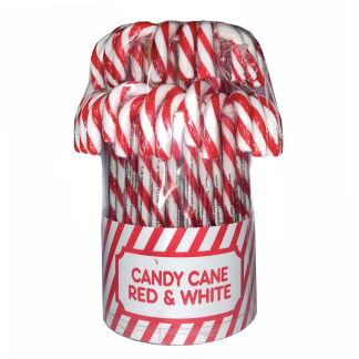 Candy Cane Lecca Manico Ombrello Bianco/Rosso 50pz 15gr. - Cidneo