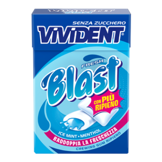 Vivident Blast Fresh Ice Mint Perfetti 20Pz