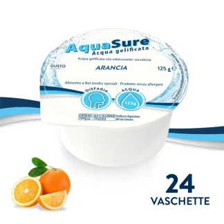 Гель-вода AquaSure со вкусом апельсина, 24x125 г
