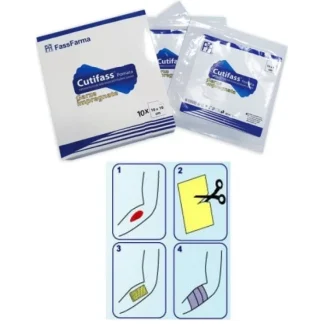 Марлевые повязки Cutifass 10x10 см, 10 штук.