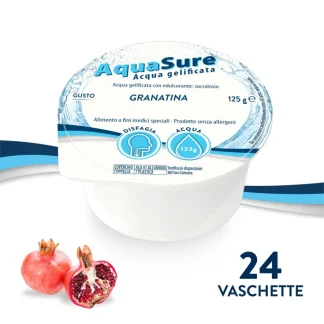 Aquasure Гель-вода со вкусом гренадина 24x125 г
