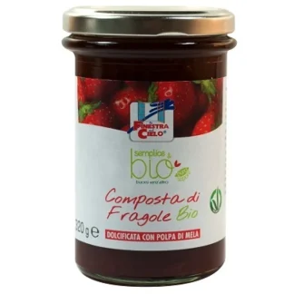 Органический клубничный компот, 320 г