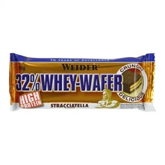 Вафли 32% сывороточные Stracciatella Weider 35г