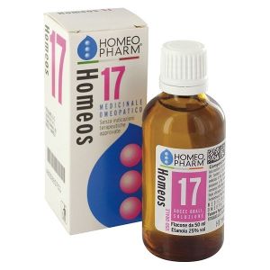 Гомеопатическое средство Homeopharm Homeos 17 в каплях, 50 мл.