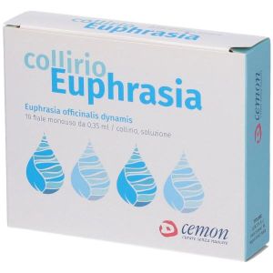 Глазные капли Cemon Euphrasia, 10 флаконов по 0,4 мл.