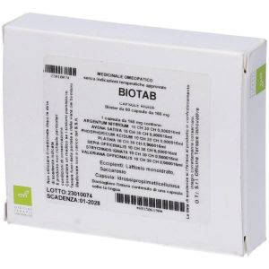 Гомеопатическое лекарство Оти Биотаб, 60 капсул.