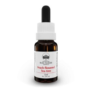 Bush Flower Essences Australian Flowers Peach-flowered Tea-tree Drops 15ml
