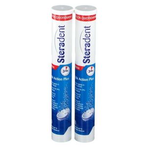 Steradent triple action plus daily denture cleaning 60 tablets