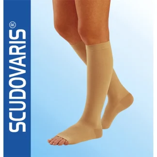 Хлопковые высокие носки Luropas Scudovaris, черные, размер 5.