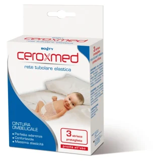 Эластичный трубчатый сетчатый пуповинный пояс Ceroxmed IBSA, 1 полоса 3 м.