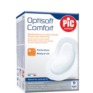 Pic Optisoft Comfort Sterile Adhesive Eye Dressing 95x65mm 10 pieces