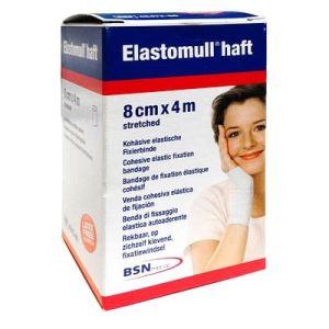 Self-Adhesive Elastic Bandage Elastomull Haft Blue 8x400 Cm
