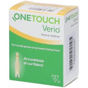 One Touch Verio 50 test strips for measuring blood glucose