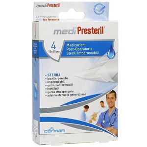 Medipresteril Sterile Delicate Post-Operative Dressings 10x15 cm 4 Pieces