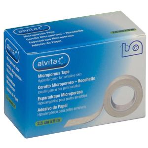 Микропористый гипс Alvita™ - рулон 2,5 см x 5 м