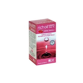 Сироп DMF DHA Richoil 5% со вкусом клубники, 100 мл