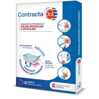 Обезболивающий пластырь Contractadol от Communicating Pharma, 5 штук.