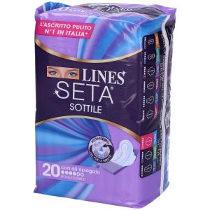 Lines Silk Thin Pads with Wings 20pcs