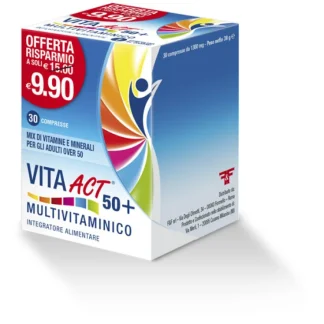 Линия мультивитаминов Act Vita Act 50+, 30 таблеток