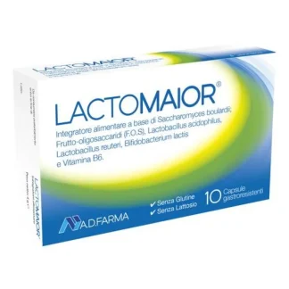 Пищевая добавка Ad Farma Farmaceutici Lactomaior, 10 капсул.