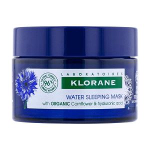 Увлажняющая ночная ванна Klorane Organic Cornflower с растительной гиалуроновой кислотой, 50 мл