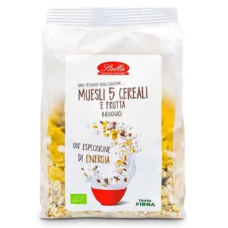 Мюсли Stella из 5 злаков и органических фруктов, 500 г