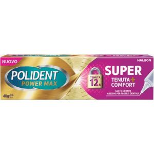 Клей для зубных протезов Polident Super Hold + Comfort, фиксация на каждый день, нейтральный вкус, 40 г.