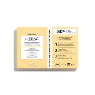 Капсулы Sunissime Duo Preparatory Lierac, 60 капсул